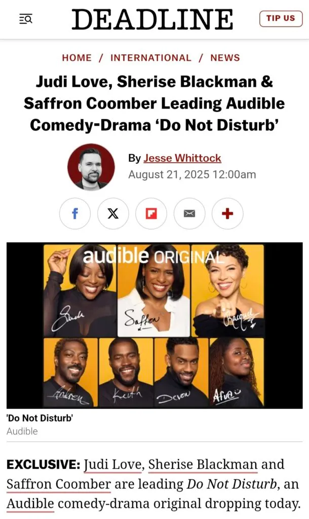 MsMono, Audible, Sherise Blackman, Do Not Disturb